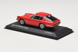 Maserati Mistral Červený Minichamps 1:43 437123424 Kov – obrázok 3 z 4
