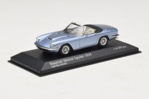 Maserati Mistral Spyder Light Blue Metallic Minichamps 1:43 437123432 Kov – obrázok 2 z 4