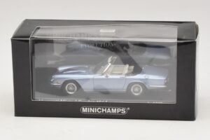 Maserati Mistral Spyder Light Blue Metallic Minichamps 1:43 437123432 Kov – obrázok 4 z 4