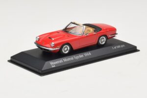 Maserati Mistral Spyder Červený Minichamps 1:43 437123430 Kov – obrázok 2 z 4