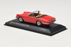 Maserati Mistral Spyder Červený Minichamps 1:43 437123430 Kov – obrázok 3 z 4