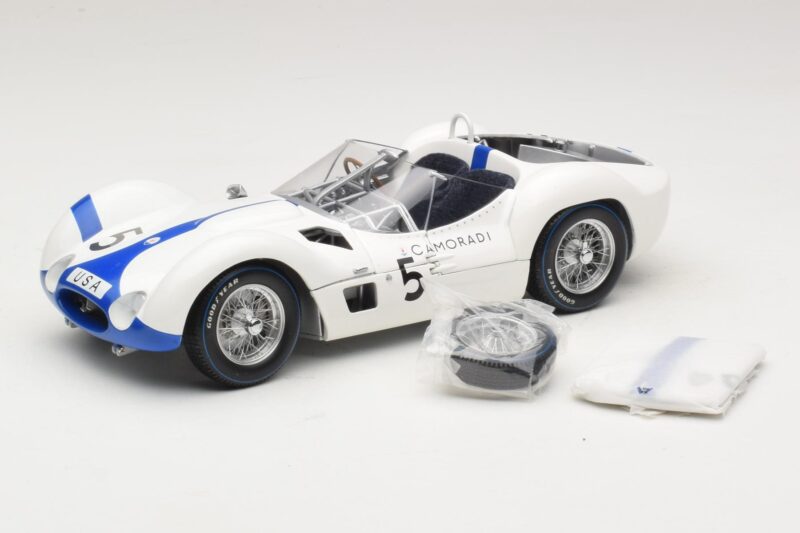 Maserati Tipo 61 #5 S. Moss / D. Gurney Camoradi ADAC 1000km Nurburgring Winner 1960 Minichamps 1:18 100601205 Kov