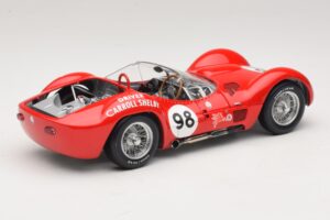 Maserati Tipo 61 #98 C. Shelby Times Mirror Grand Prix for Sportscars 1960 Minichamps 1:18 100601298 Kov – obrázok 3 z 8