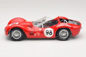 Maserati Tipo 61 #98 C. Shelby Times Mirror Grand Prix for Sportscars 1960 Minichamps 1:18 100601298 Kov – obrázok 4 z 8
