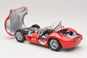 Maserati Tipo 61 #98 C. Shelby Times Mirror Grand Prix for Sportscars 1960 Minichamps 1:18 100601298 Kov – obrázok 5 z 8