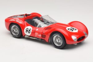 Maserati Tipo 61 #98 C. Shelby Times Mirror Grand Prix for Sportscars 1960 Minichamps 1:18 100601298 Kov – obrázok 6 z 8