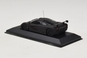 McLaren F1 GTR Prototype Čierna Matná S Čiernymi Kolesami Minichamps 1:43 MCLAREN009 Kov – obrázok 2 z 4