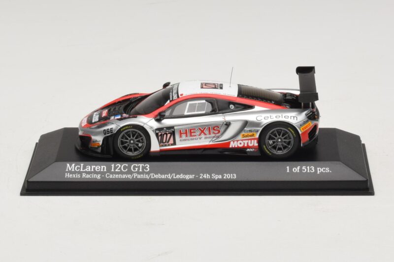McLaren MP4-12C GT3 #107 Hexis Racing Cazenave / O. Panis 24 Hours of Spa 2013 Minichamps 1:43 437131397 Kov