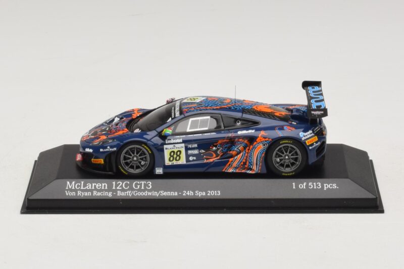 McLaren MP4-12C GT3 #88 Von Ryan Racing Barff / Goodwin 24 Hours of Spa 2013 Minichamps 1:43 McLaren MP4-12C GT3 #88 Von Ryan Racing Barff / Goodwin 24 Hours of Spa 2013 Minichamps 1:43 437131388 Kov