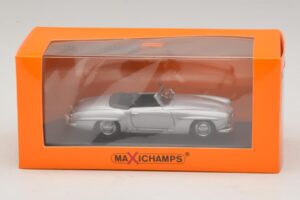 Mercedes 190 SL W121 Strieborný Maxichamps 1:43 940033130 Kov – obrázok 4 z 4