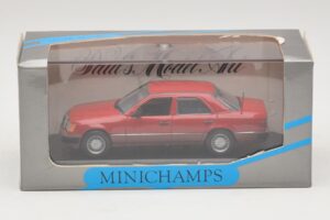 Mercedes 300D W124 Turbo Červený Minichamps 1:43 3210 Kov – obrázok 4 z 4
