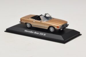Mercedes 350 SL R107 Zlatý Maxichamps 1:43 940033431 Kov – obrázok 3 z 4