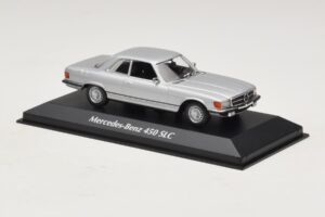 Mercedes 450 SLC C107 Strieborný Maxichamps 1:43 940033421 Kov – obrázok 3 z 4