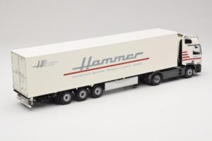 Mercedes Actros 1844LS Koffersattelzug Hammer Aachen Minichamps 1:43 499039105 Kov – obrázok 2 z 6