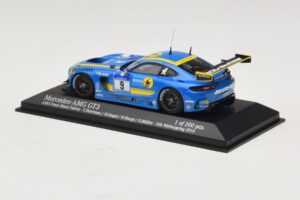 Mercedes AMG GT3 Black Falcon #9 Y. Buurman / M. Engel 24 Hours of Nurburgring 2016 Minichamps 1:43 437163009 Kov – obrázok 3 z 5