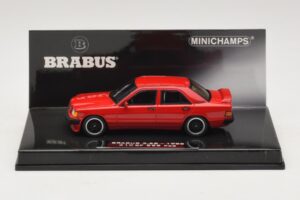 Mercedes Brabus 3.6S 190E W201 Červený Minichamps 1:43 437032600 Kov