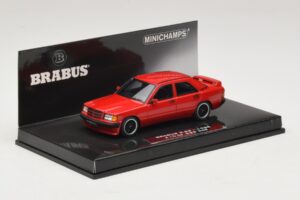 Mercedes Brabus 3.6S 190E W201 Červený Minichamps 1:43 437032600 Kov – obrázok 2 z 5
