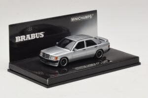 Mercedes Brabus 3.6S 190E W201 Strieborná Minichamps 1:43 437032604 Kov – obrázok 2 z 5