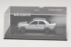 Mercedes Brabus 3.6S 190E W201 Strieborná Minichamps 1:43 437032604 Kov – obrázok 4 z 5