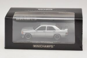 Mercedes Brabus 3.6S 190E W201 Strieborná Minichamps 1:43 437032604 Kov – obrázok 5 z 5