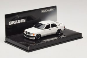 Mercedes Brabus 3.6S 190E W201 Biely Minichamps 1:43 437032602 Kov – obrázok 2 z 5