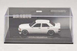 Mercedes Brabus 3.6S 190E W201 Biely Minichamps 1:43 437032602 Kov – obrázok 4 z 5