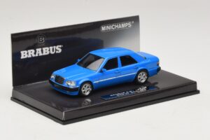 Mercedes Brabus 6.5 500E W124 Modrý Minichamps 1:43 437032502 Kov – obrázok 2 z 5