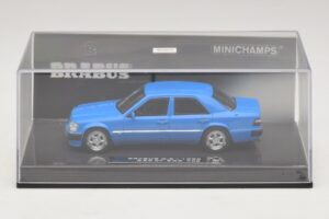 Mercedes Brabus 6.5 500E W124 Modrý Minichamps 1:43 437032502 Kov – obrázok 4 z 5