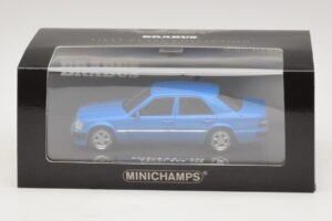 Mercedes Brabus 6.5 500E W124 Modrý Minichamps 1:43 437032502 Kov – obrázok 5 z 5
