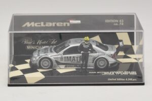 Mercedes C203 DTM Team McLaren Mercedes MP4-98T Mika & Erja Hakkinen Lapland 17 April 2000 Minichamps 1:43 530984378-P1 Kov – obrázok 4 z 4