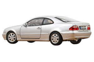 Mercedes CLK C208 Brilliant Silver Norev 1:18 183335 Kov – obrázok 3 z 3