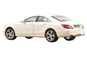 Mercedes CLS C218 Kupé Brilliant White Metallic Norev 1:18 183943 Kov – obrázok 3 z 3
