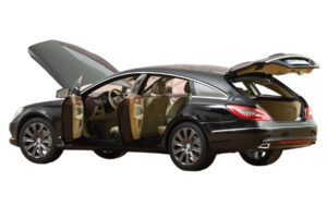 Mercedes CLS Shooting Brake X218 Obsidian Black Metallic Norev 1:18 183944 Kov – obrázok 2 z 3