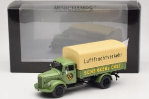 Mercedes L 3500 Valníkové Vozidlo Schenker Minichamps 1:43 439350028 Kov – obrázok 6 z 6