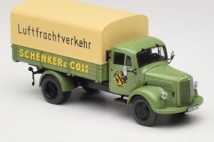 Mercedes L 3500 Valníkové Vozidlo Schenker Minichamps 1:43 439350028 Kov – obrázok 4 z 6
