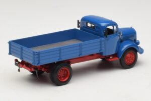 Mercedes L 3500 Sklápač Modrý Červený Minichamps 1:43 439350004 Kov – obrázok 2 z 6
