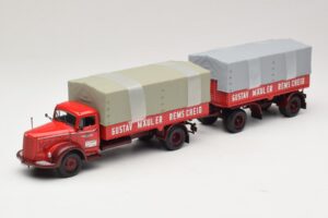 Mercedes L315 Pritschenzug Gustav Mauler Minichamps 1:43 499034720 Kov