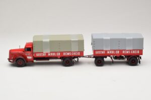 Mercedes L315 Pritschenzug Gustav Mauler Minichamps 1:43 499034720 Kov – obrázok 3 z 6