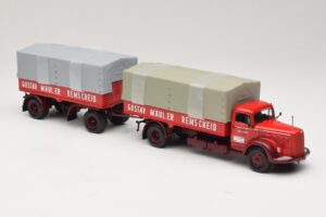 Mercedes L315 Pritschenzug Gustav Mauler Minichamps 1:43 499034720 Kov – obrázok 4 z 6