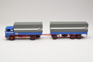 Mercedes LP1620 Pritschenzug Fern Schnell Gut Minichamps 1:43 499034820 Kov – obrázok 3 z 6