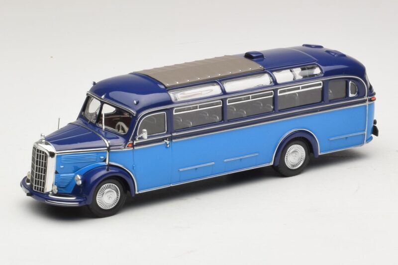Mercedes O 3500 Autobus Svetlo Modrá Tmavo Modrá Minichamps 1:43 439360011 Kov