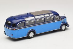 Mercedes O 3500 Autobus Svetlo Modrá Tmavo Modrá Minichamps 1:43 439360011 Kov – obrázok 2 z 6