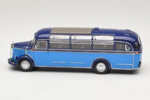 Mercedes O 3500 Autobus Svetlo Modrá Tmavo Modrá Minichamps 1:43 439360011 Kov – obrázok 3 z 6