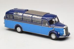 Mercedes O 3500 Autobus Svetlo Modrá Tmavo Modrá Minichamps 1:43 439360011 Kov – obrázok 4 z 6