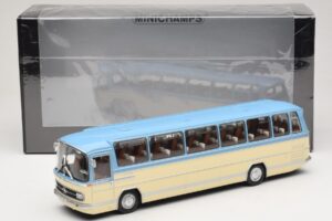 Mercedes O302 Modrá Krémová Minichamps 1:43 439035181 Kov – obrázok 6 z 6
