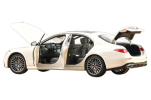 Mercedes S-Class W223 AMG Line Biely Norev 1:18 183807 Kov – obrázok 2 z 3