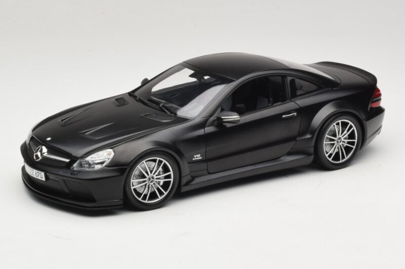 Mercedes SL65 AMG R230 Black Series Matt Black Minichamps 1:18 100038121 Kov
