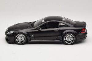 Mercedes SL65 AMG R230 Black Series Matt Black Minichamps 1:18 100038121 Kov – obrázok 4 z 8