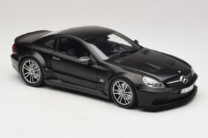 Mercedes SL65 AMG R230 Black Series Matt Black Minichamps 1:18 100038121 Kov – obrázok 6 z 8