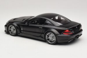 Mercedes SL65 AMG R230 Black Series Matt Black Minichamps 1:18 100038121 Kov – obrázok 7 z 8